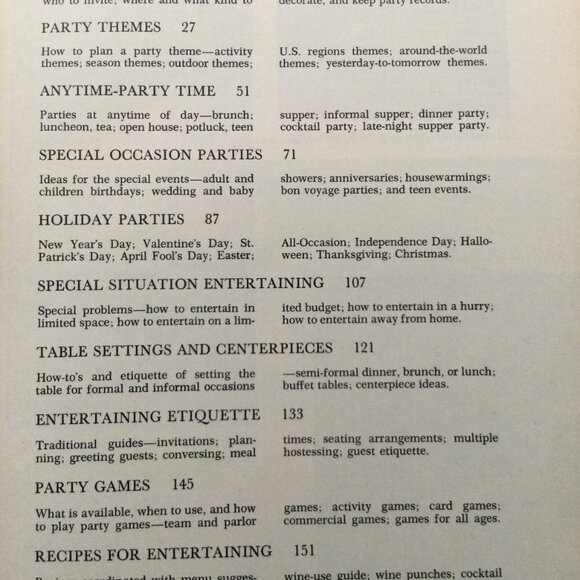 Guide to Entertaining 1969 Better Homes & Gardens: Party Planner Menus Recipes - Picture 5 of 11